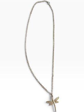 Dragonfly Pendant Necklace in Silver - Women Jewelry